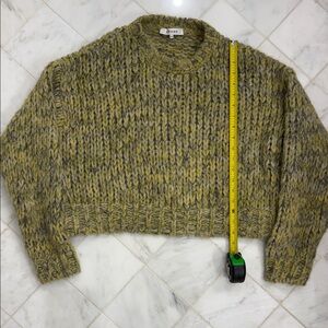 Frame Denim Women's Chunky Knit Sweater - Olive and Gray